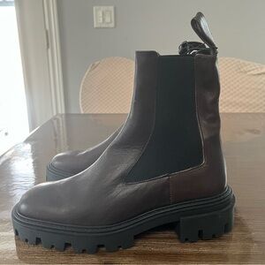 Zara Brown Chelsea Boots